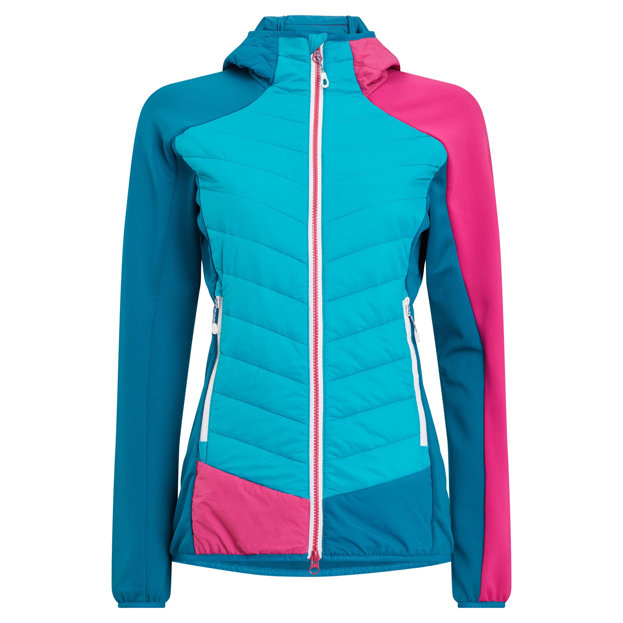 Mc Kinley - Mc Kinley Sohana Hybrid Jacket W 900 blue aqua/blue patrol/pink  dark - XS | Gardena Mountain Sports