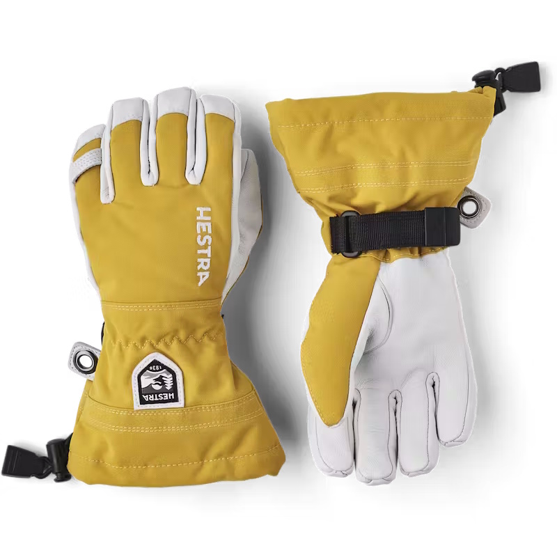 Hestra Jr Army Leather Heli Ski - 5 Finger