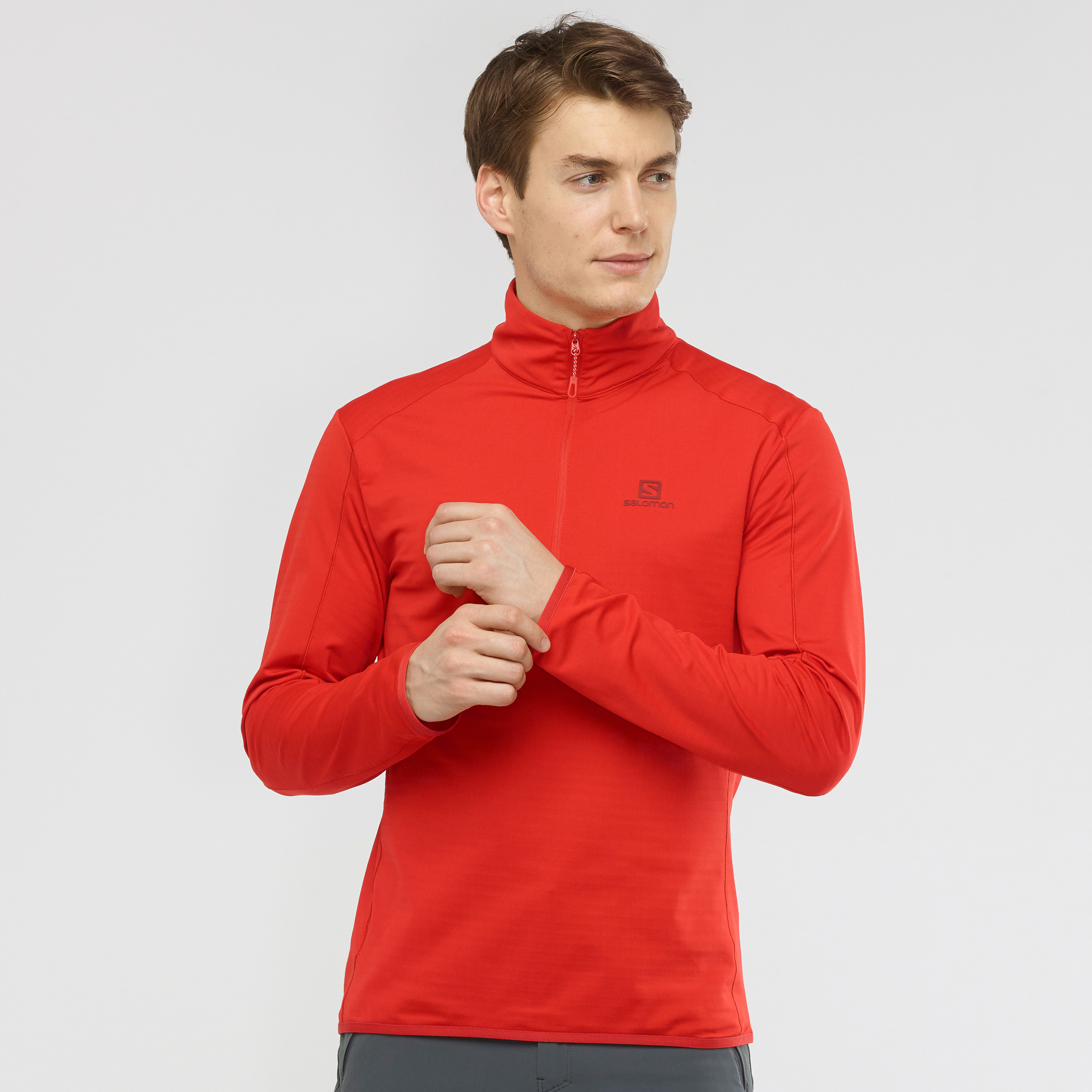 outrack half zip mid m