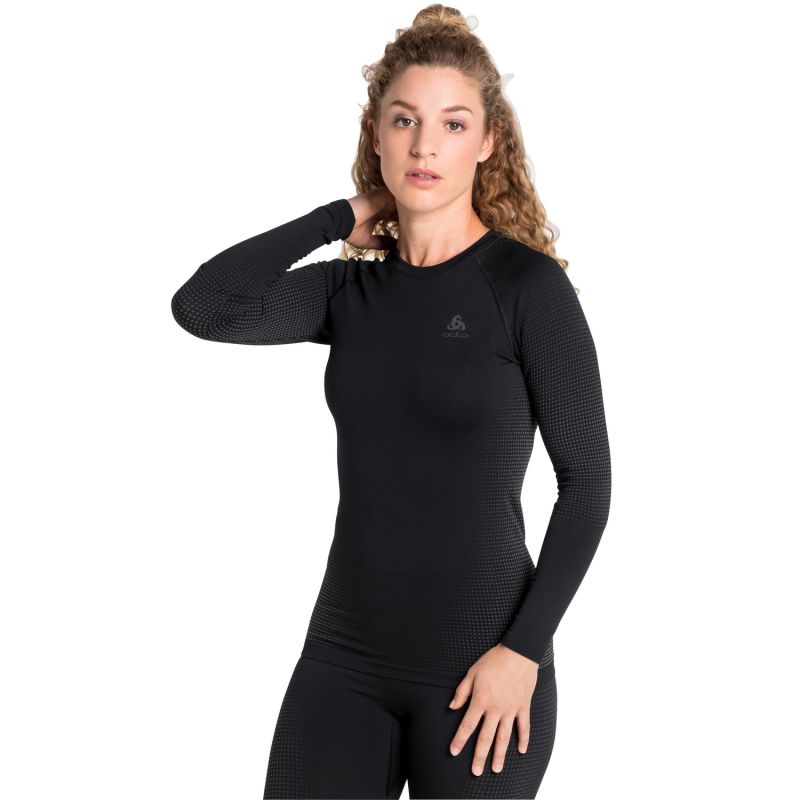 Odlo Performance Warm W L/S Eco BL Top Crew Neck